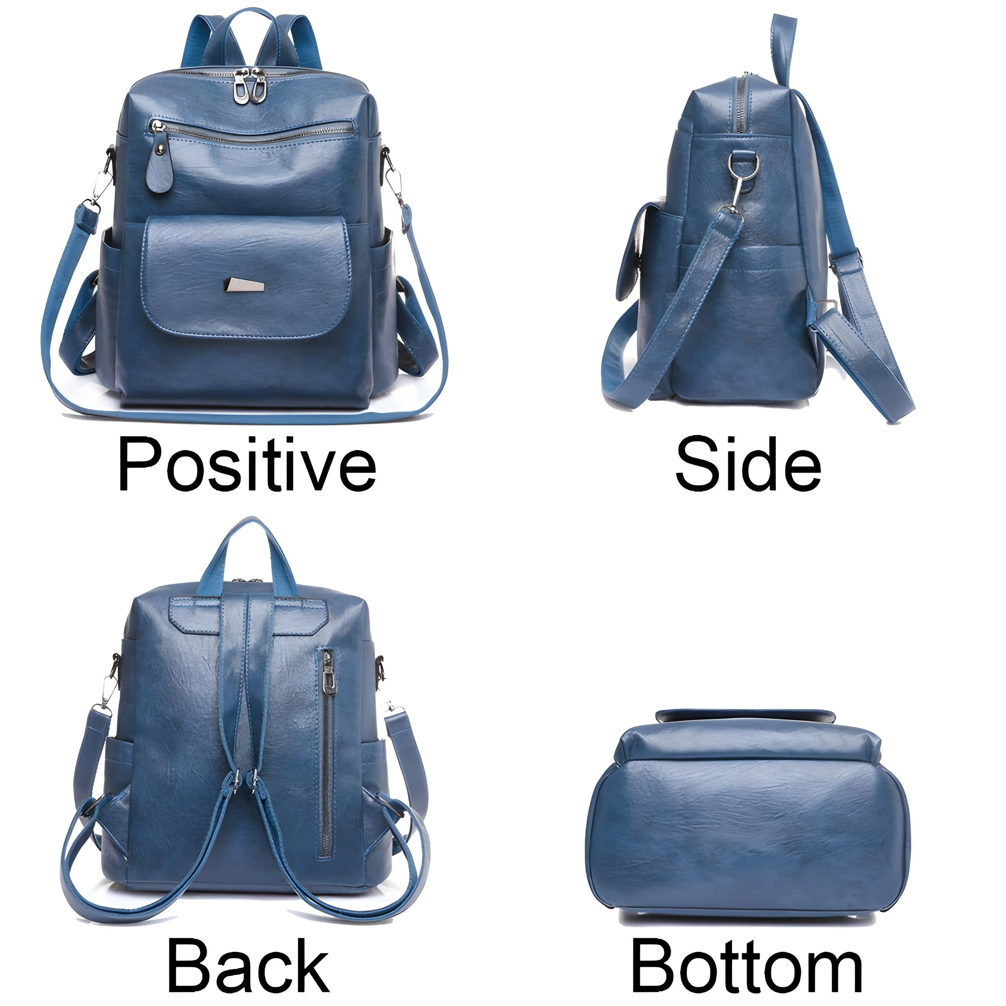 Rockstar Sleek Leather Backpack